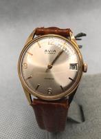 Prachtig Avia handopwinder 36mm in originele doos. Verguld, Sieraden, Tassen en Uiterlijk, Antieke sieraden, Ophalen of Verzenden