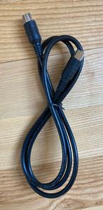 COAX kabel zwart 120 cm, Ophalen of Verzenden, Gebruikt, Minder dan 2 meter, Coaxiale kabel