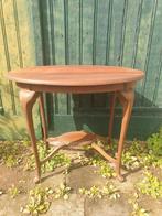 Vintage antiek eiken ovaal theetafel bijzettafel, Antiek en Kunst, Antiek | Meubels | Tafels, Ophalen