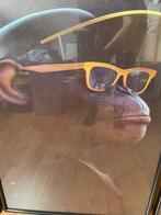 3 Schilderijen - Horen, Zien, Zwijgen, Ophalen, 50 tot 75 cm, Zo goed als nieuw, Schilderij