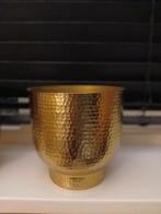 2 nieuwe gouden bloempotten H&M Home, Ophalen, Nieuw, Overige materialen, Minder dan 25 cm