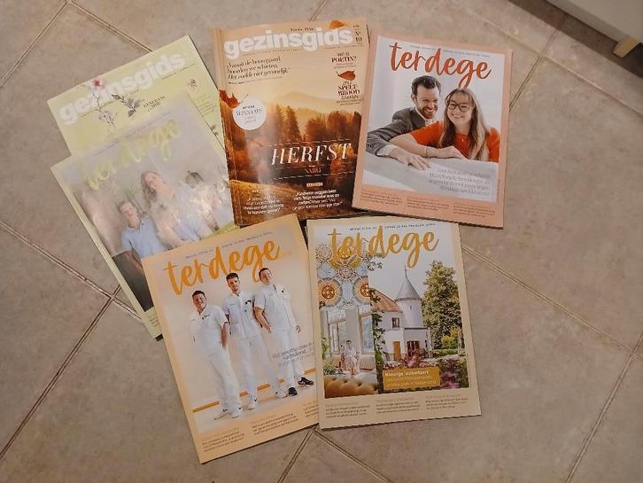 4x Terdege en 2x Gezinsgids, Boeken, Tijdschriften en Kranten, Zo goed als nieuw, Overige typen, Ophalen of Verzenden