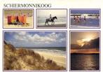 Schiermonnikoog - 5 afb sfeer - 1993 gelopen, Gelopen, Ophalen of Verzenden, Waddeneilanden, 1980 tot heden
