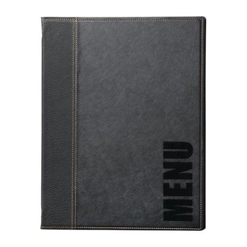 10x Securit Trendy menumap A5 zwart, Diversen, Schrijfwaren, Nieuw, Ophalen of Verzenden