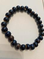 Blauwe  keramieke kralen armband, Overige materialen, Blauw, Nieuw, Ophalen of Verzenden