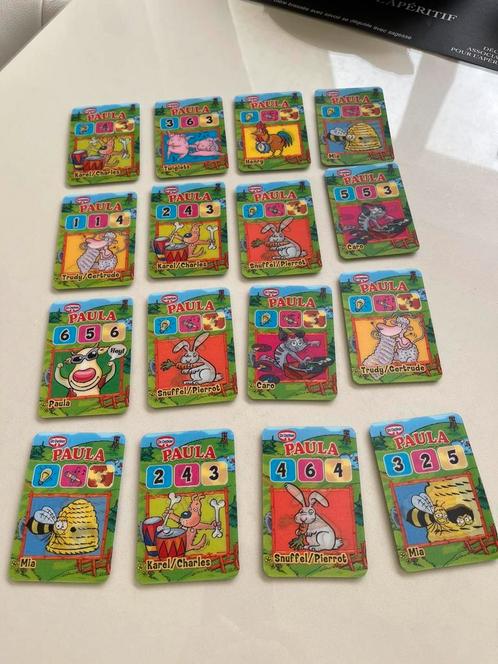 16 speelkaarten D’r Oetker Paula, Verzamelen, Speelkaarten, Jokers en Kwartetten, Ophalen of Verzenden