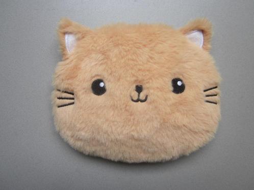 Karsten International microwaveable okergeel pluche poes kat, Kinderen en Baby's, Speelgoed | Knuffels en Pluche, Zo goed als nieuw