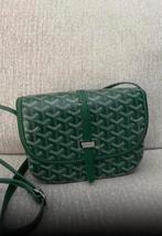 Goyard tas, Sieraden, Tassen en Uiterlijk, Tassen | Schoudertassen, Groen, Ophalen of Verzenden, Zo goed als nieuw, Leer