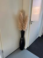 Grote vaas incl bloem, Huis en Inrichting, Woonaccessoires | Vazen, Ophalen of Verzenden, Zo goed als nieuw, Glas, Minder dan 50 cm