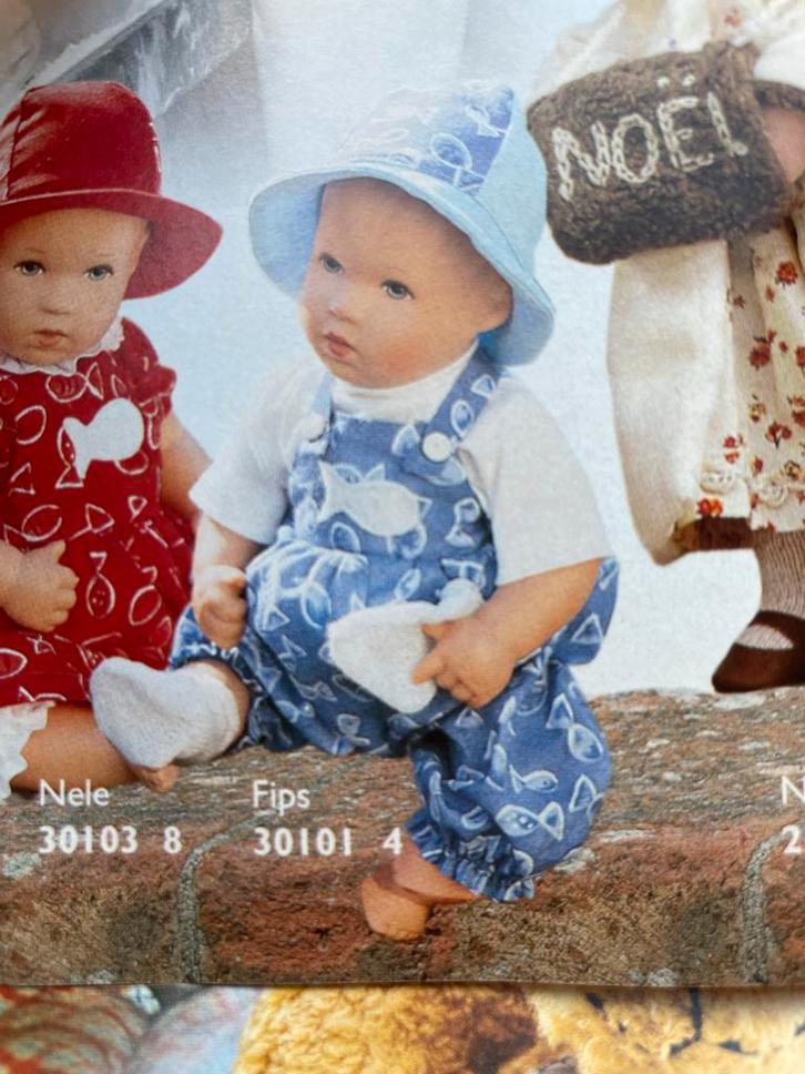 Käthe Kruse Badebaby Pop - Vintage, Verzamelen, Poppen, Zo goed als nieuw, Overige typen, Ophalen of Verzenden