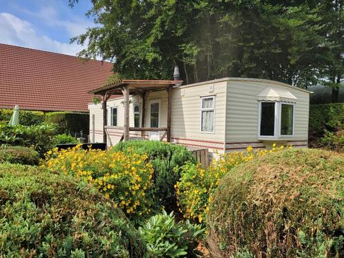 TOPCHALET! 11m x 3,7m | CV, Dubbel Glas, Zeer Netjes, Caravans en Kamperen, Stacaravans, tot en met 4, Ophalen of Verzenden