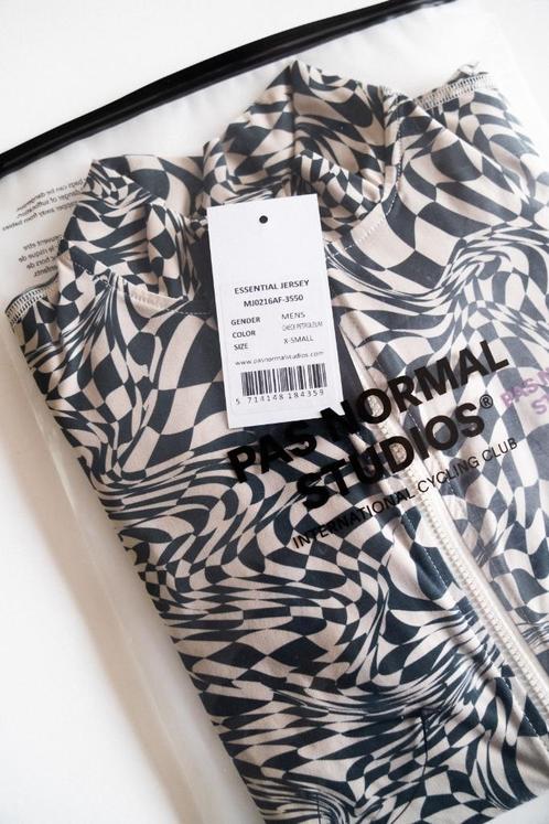Pas Normal Studios Essential Jersey - Check Petroleum - XS, Fietsen en Brommers, Fietsaccessoires | Fietskleding, Zo goed als nieuw