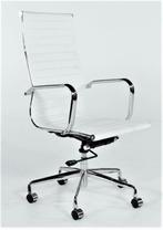 Luxe design bureaustoel - LAAGSTE PRIJS I.V.M. OVERSTOCK!!!, Huis en Inrichting, Bureaustoelen, Ophalen of Verzenden, Nieuw, Wit