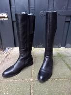 Lange Zwarte Leren Laarzen Gabor (Maat 4,5 / 37,5), Hoge laarzen, Zwart, Gabor, Ophalen of Verzenden