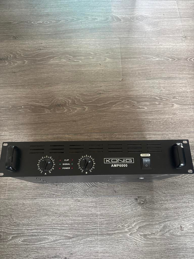 Krachtige König AMP6000 eindversterker, Audio, Tv en Foto, Versterkers en Receivers, Gebruikt, 120 watt of meer, Stereo, Ophalen