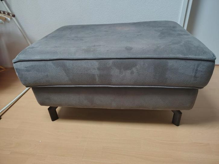 Montel Hocker Antraciet, Huis en Inrichting, Banken | Voetenbanken en Poefen, Gebruikt, 50 tot 75 cm, 75 tot 100 cm, Rechthoekig