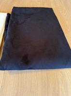 lappen stof zwart wit - suede alcantara bekleding camper int, Hobby en Vrije tijd, Stoffen en Lappen, 120 cm of meer, Zwart, Nieuw