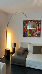Replica Arco Flos booglamp met marmervoet, Huis en Inrichting, Lampen | Vloerlampen, Overige materialen, Design, Zo goed als nieuw