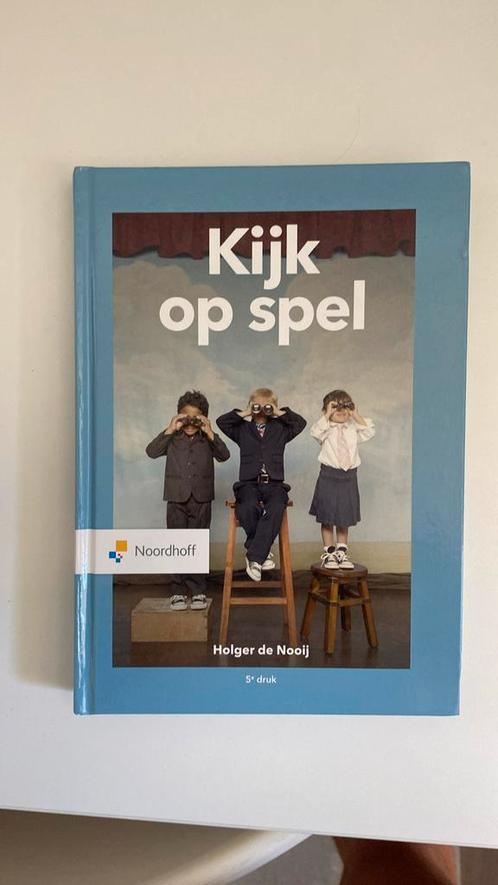 Holger de Nooij - Kijk op spel, Boeken, Wetenschap, Zo goed als nieuw, Ophalen of Verzenden
