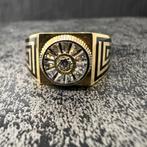 14 karaat gouden ring prachtig model heren, Ophalen of Verzenden