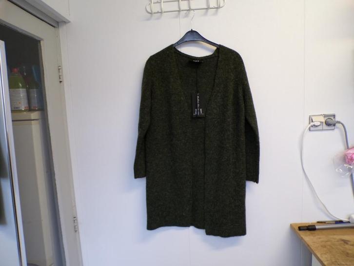 Groen gemeleerd vest Zoey maat S - 42/44 nieuw!, Kleding | Dames, Grote Maten, Nieuw, Trui of Vest, Groen, Ophalen of Verzenden