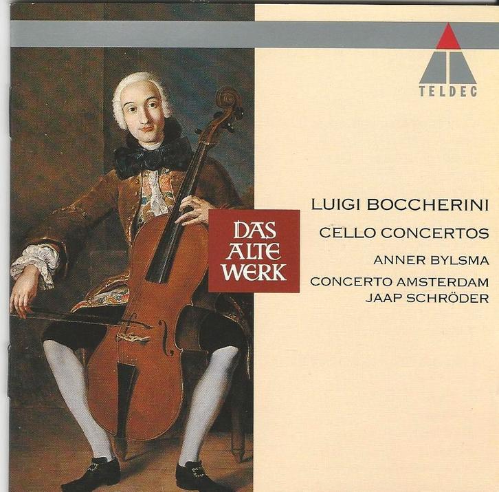 Boccherini - Cello concertos / Bylsma = 4,99, Cd's en Dvd's, Cd's | Klassiek, Zo goed als nieuw, Kamermuziek, Classicisme, Ophalen of Verzenden