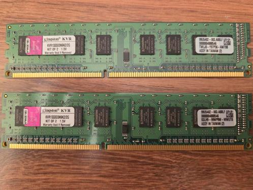 Kingston Valueram 4GB DDR 3, Computers en Software, RAM geheugen, Zo goed als nieuw, Desktop, DDR3, Ophalen of Verzenden