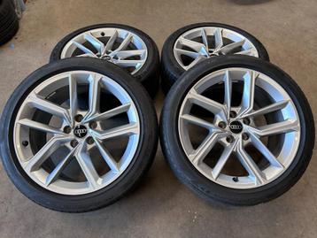 18 inch originele velgen + zomerbanden Audi A5 S5 S line  beschikbaar voor biedingen