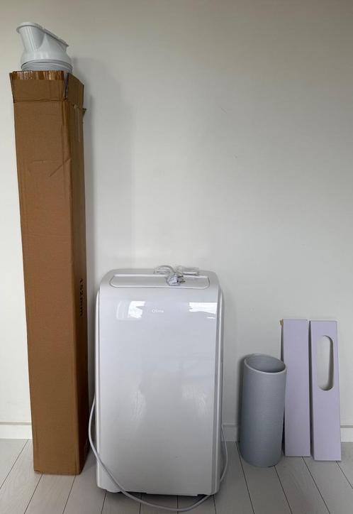 Qlima mobiele airconditioner P528 met 5mtr extra afvoerslang, Witgoed en Apparatuur, Airco's, Zo goed als nieuw, Mobiele airco