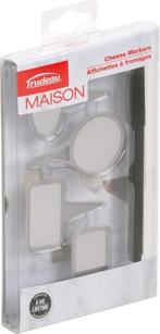 Kaasmarkers met stift Zilver - Trudeau Maison, Verzenden, Nieuw