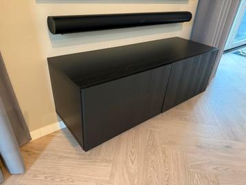 Ikea Besta TV Meubel - Zwartbruin