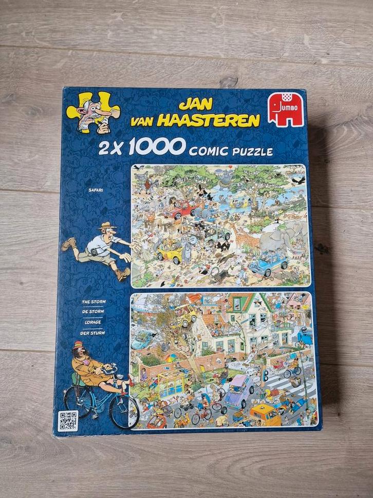 Jan van Haasteren. Heeel veel puzzels, Hobby en Vrije tijd, Denksport en Puzzels, Zo goed als nieuw, Legpuzzel, 500 t/m 1500 stukjes