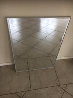 Nieuw wandspiegel facet geslepen glas H80xB58 aluminium rand, Ophalen, Nieuw, Minder dan 100 cm, Rechthoekig