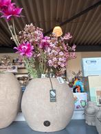 Brynxz Bloempot Taupe Nieuw - Exclusief!, Ophalen of Verzenden, Nieuw, Overige kleuren, Aardewerk of Porselein