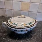 Prachtige ovale dekschaal Petrus Regout Maastricht, Ophalen of Verzenden