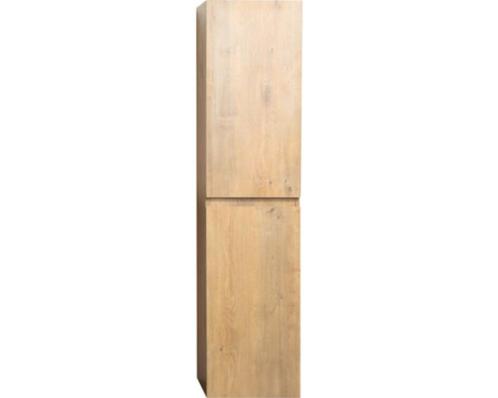 DIFFERNZ Hoge badkamerkast Sofi 170x40x35 cm eiken, Huis en Inrichting, Badkamer | Badkamermeubels, Nieuw, (Half)hoge kast, 150 tot 200 cm