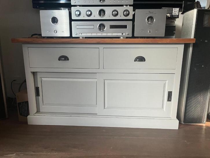 Dressoir, Huis en Inrichting, Kasten | Dressoirs, Gebruikt, 150 tot 200 cm, 50 tot 75 cm, Met lade(s), Met deur(en), Teakhout