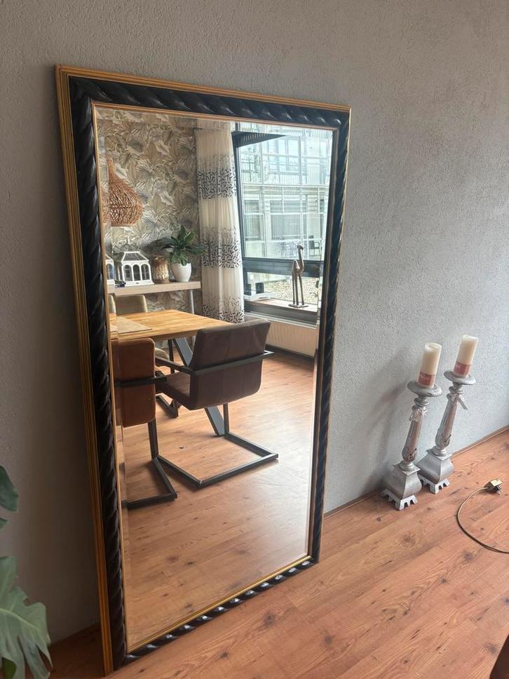 Grote Spiegel 189x89 cm met Geslepen Rand, Huis en Inrichting, Woonaccessoires | Spiegels, Gebruikt, 75 tot 100 cm, 150 tot 200 cm