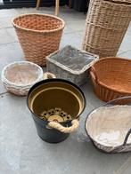 Diverse bloempotten/plantenbakken - set van 7, Overige materialen, Gebruikt, Binnen, Ophalen of Verzenden