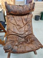 Mid century Loungestoel, Huis en Inrichting, Ophalen, Gebruikt, 50 tot 75 cm