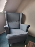 Grijze fauteuil met oren, Ophalen, 75 tot 100 cm, Zo goed als nieuw, 75 tot 100 cm