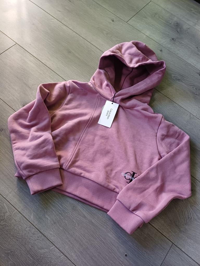 Nieuw! Calvin Klein Jeans Crop Trui maat 128, Kinderen en Baby's, Kinderkleding | Maat 128, Ophalen of Verzenden, Zo goed als nieuw