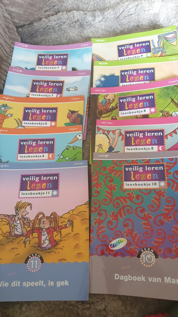 10 Veilig Leren Lezen boekjes , maan en zon- Nieuw/ZGAN, Boeken, Schoolboeken, Nieuw, Nederlands, Overige niveaus, Ophalen of Verzenden