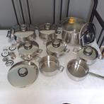 Pannenset Demeyere, Ophalen, Gebruikt, Rvs, Pannenset