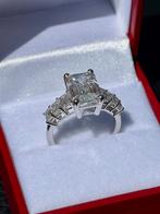 Prachtige witgouden ring/ diamanten 5.08ct! IGI certificaat!, Wit, Nieuw, Ophalen of Verzenden, 17 tot 18