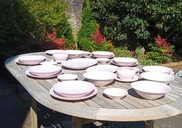 Hutschenreuther Porcelaine Rose diner (partij) beschikbaar voor biedingen