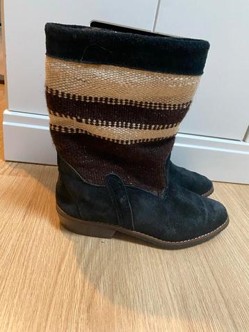 Vintage Cowboy Laarsjes - Handgemaakt - maat 39 beschikbaar voor biedingen