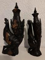 Set Indonesische houtsnijwerken Rama & Sita, Ophalen of Verzenden