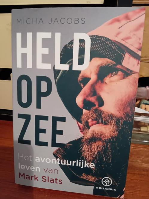 Micha Jacobs - Held op zee mark slats, Boeken, Biografieën, Zo goed als nieuw, Verzenden