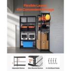 Garage-stellingkast, 5-laags, in hoogte verstelbaar, metaal,, Verzenden, Nieuw